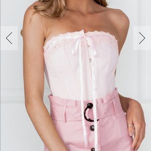 Classic Pink Victorian Corset